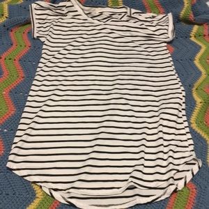 Striped t-shirt dress